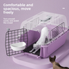 Portable Pet Air Carrier Outdoor Travel Cat Cage Space Box Customizable Multiple Colors Optional Home Use