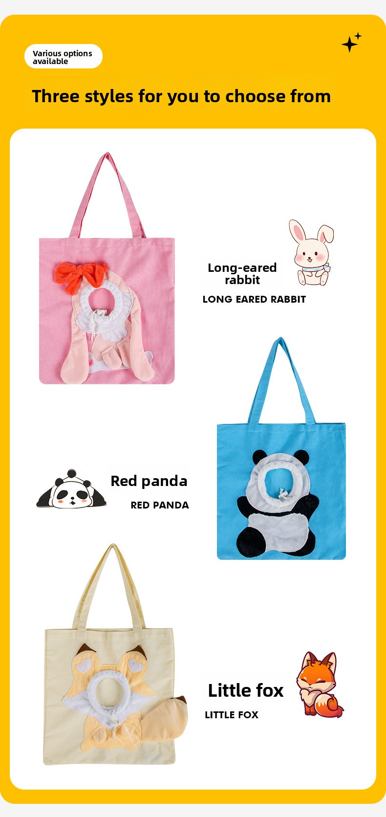 Crossbody Handheld Cat Bag 6